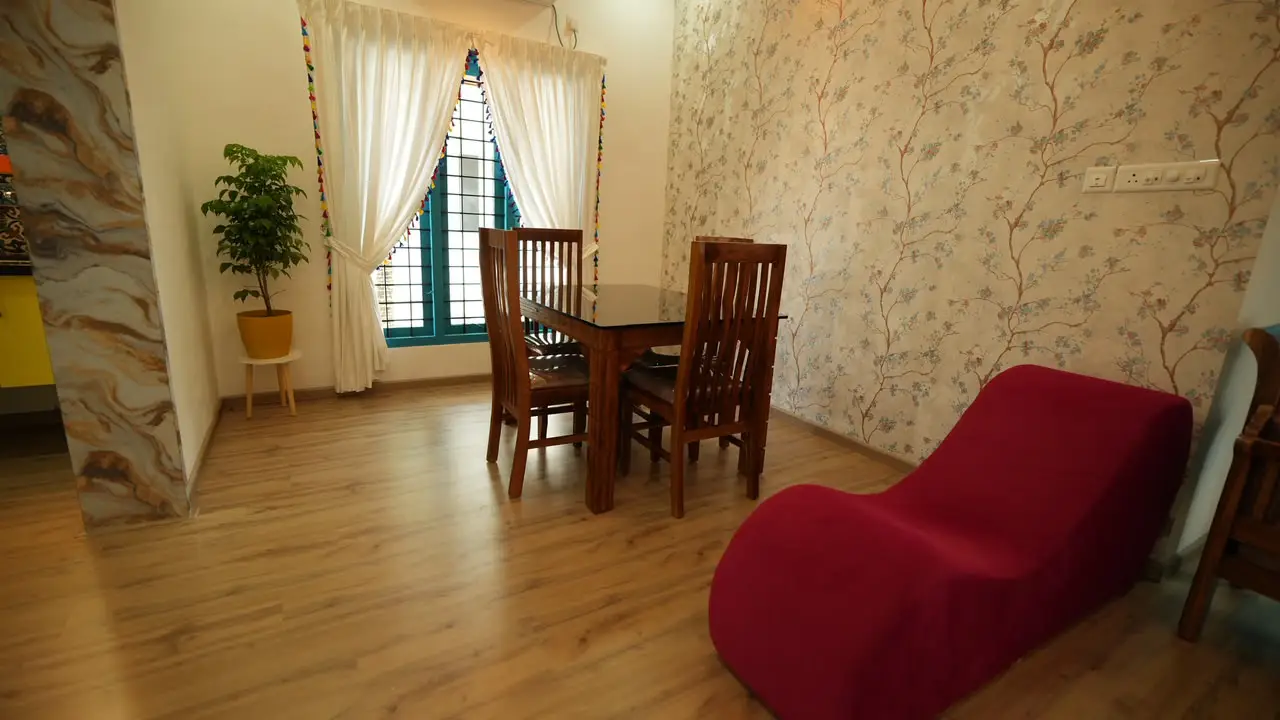 Rooftop terrace at Visakham villa