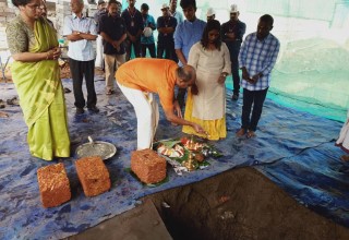 Foundation stone laying of Dreamflower Cascia